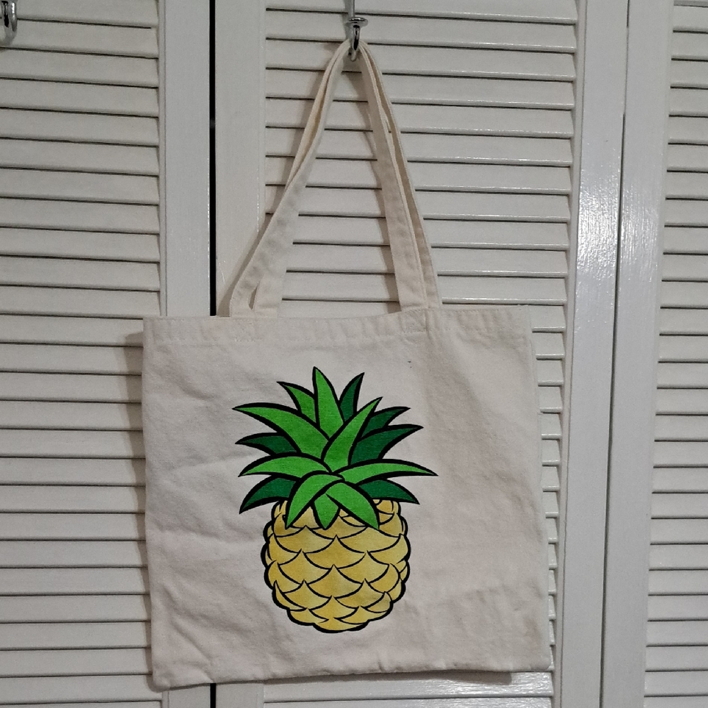 Pineapple Canvas Tote Bag